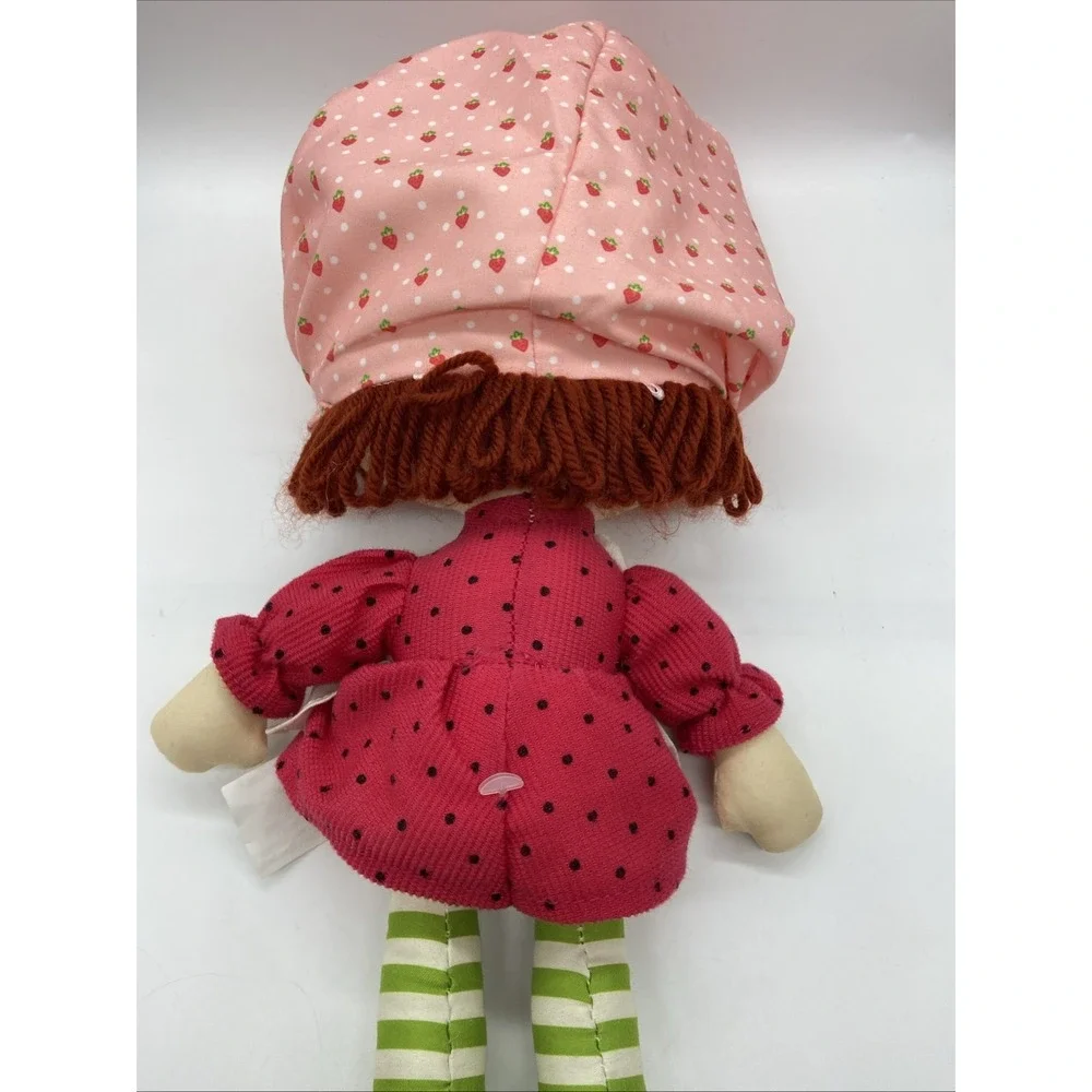 Basic Fun Strawberry Shortcake Plush Rag Doll 2021 Classic Style Red Yarn‎ Hair